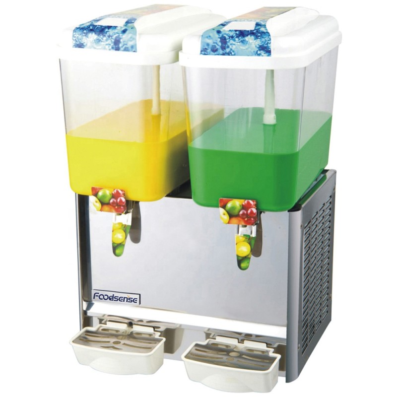 Cold Juice Dispenser Manufacturer - 2 Tanks Beverage