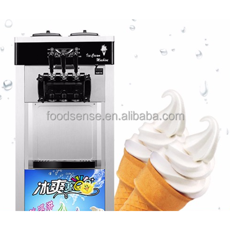 Street Ice Cream Machine Manufacturer - 3 Flavors Domestic