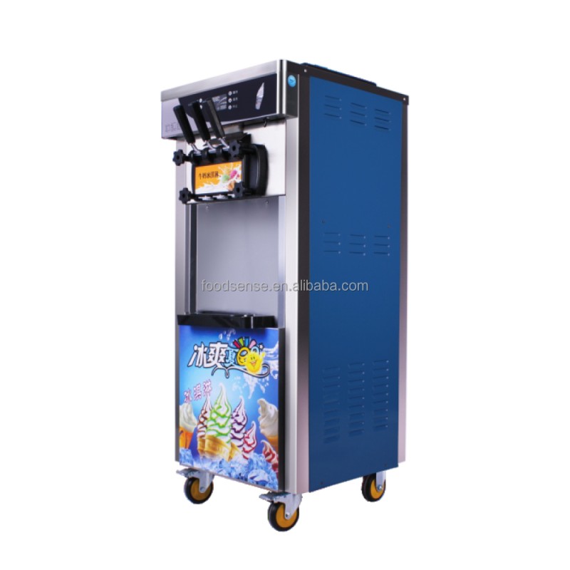 Street Ice Cream Machine Manufacturer - 3 Flavors Domestic