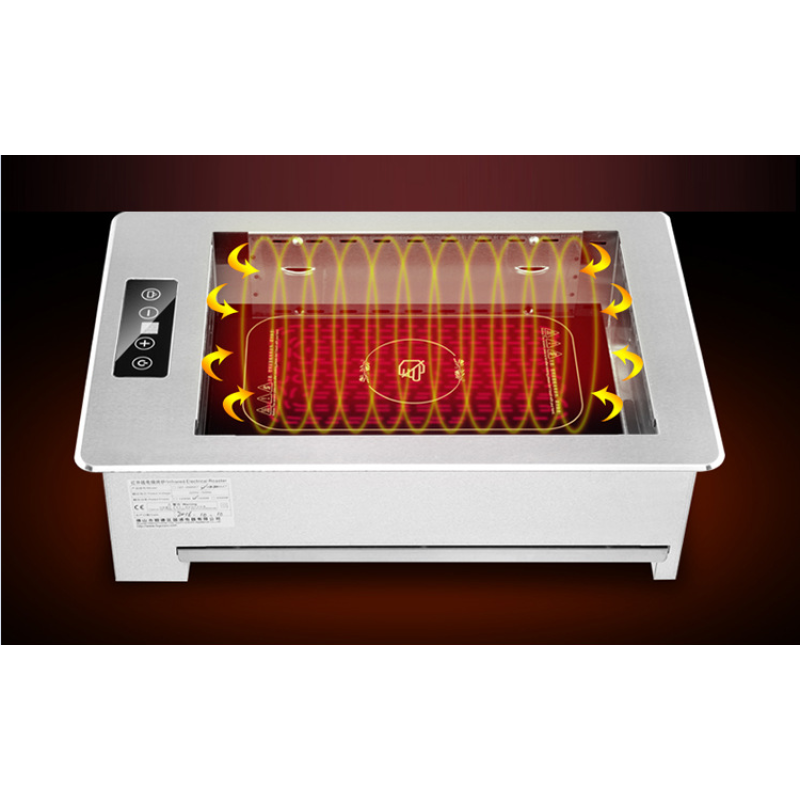 Korean BBQ Oven Supplier - 1500W Restaurant Table Top Square