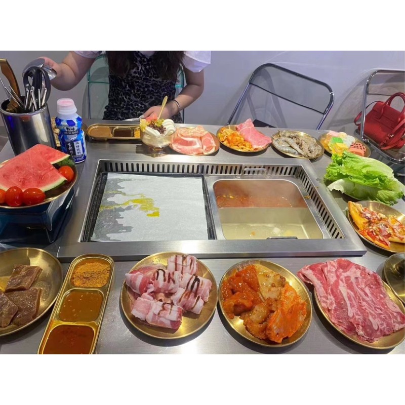 Hot Pot BBQ Grill Manufacturer - Restaurant Combination Smokeless