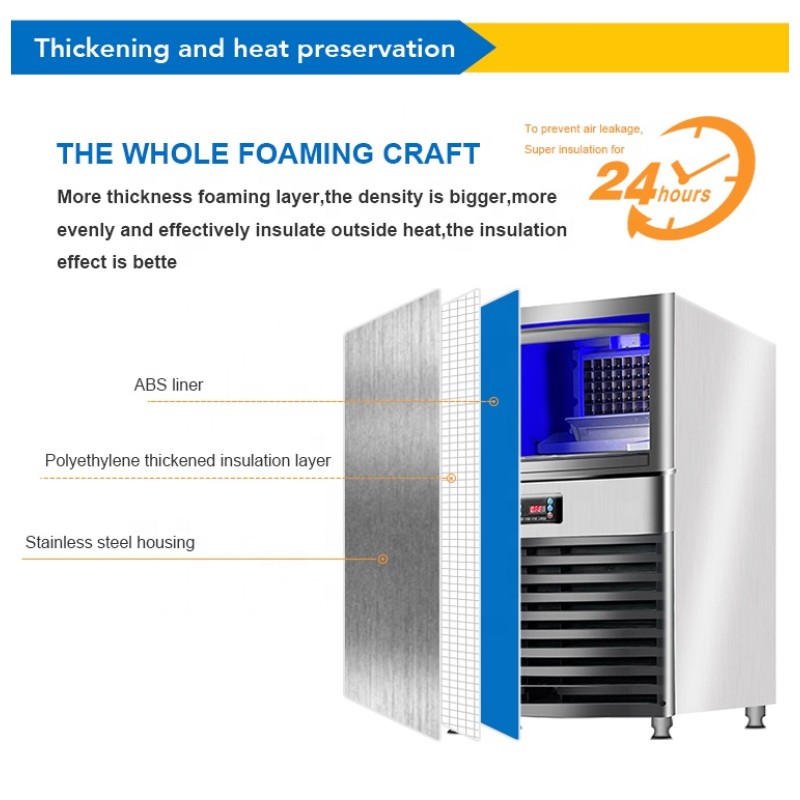 Ice Cube Machine Supplier - 2025 Air-cooled Automatic Milk Tea