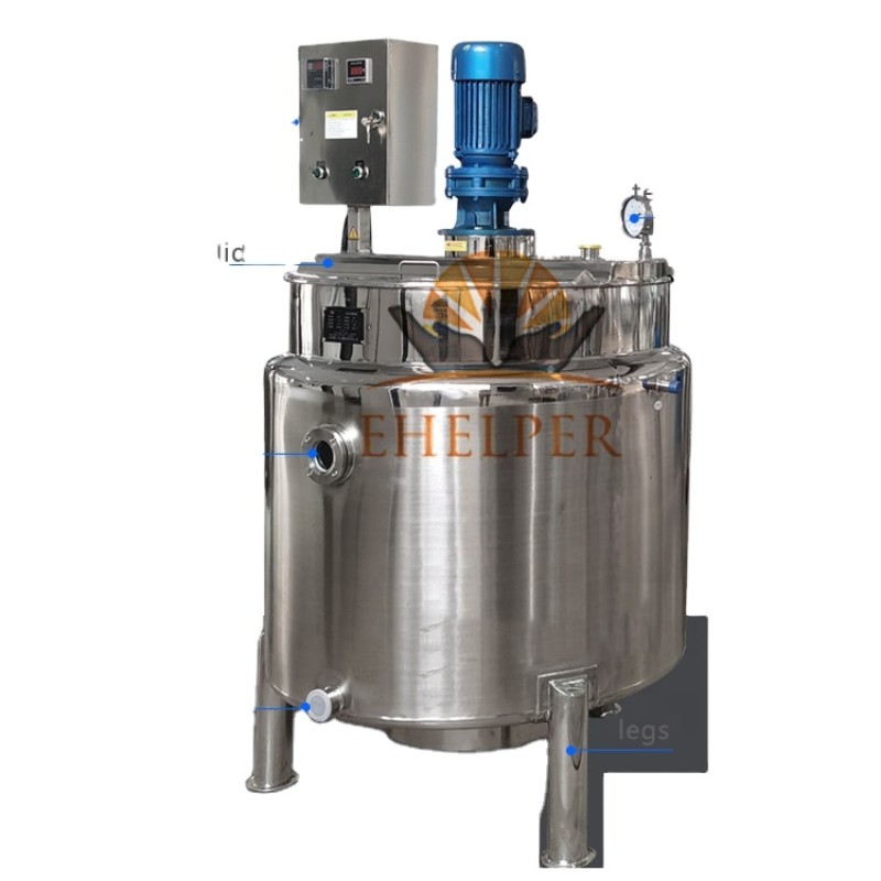 Mixing Tank Supplier - Factory Price Double Jacketed Sauce