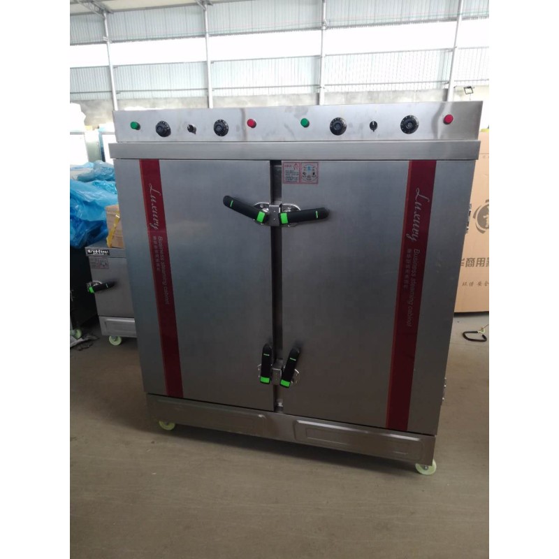 Rice Steamer Factory - Gas Electric 8-24 Pan Commercial