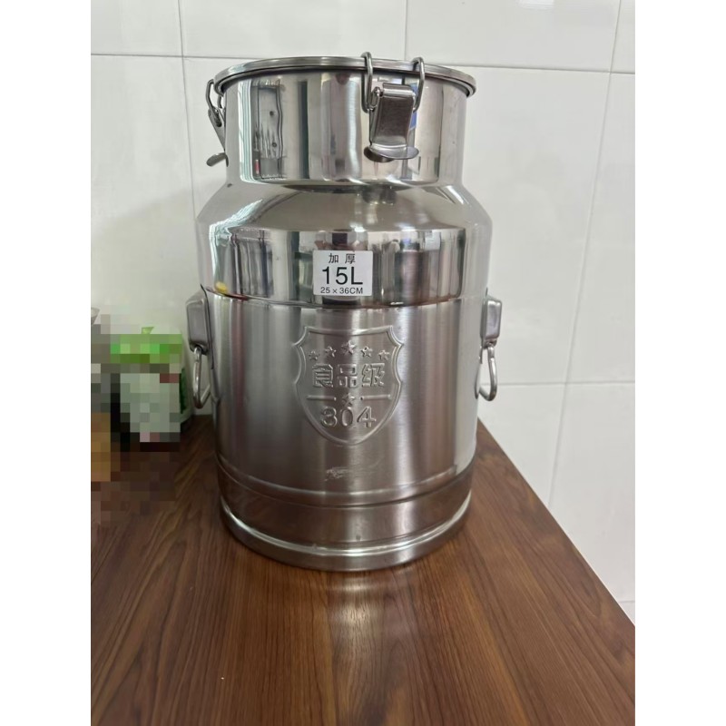 Milk Storage Bottle Supplier - 10-Liter Stainless Steel Dispenser