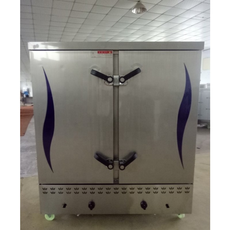 Rice Steamer Manufacturer - Industrial 24-tray Gas Heating