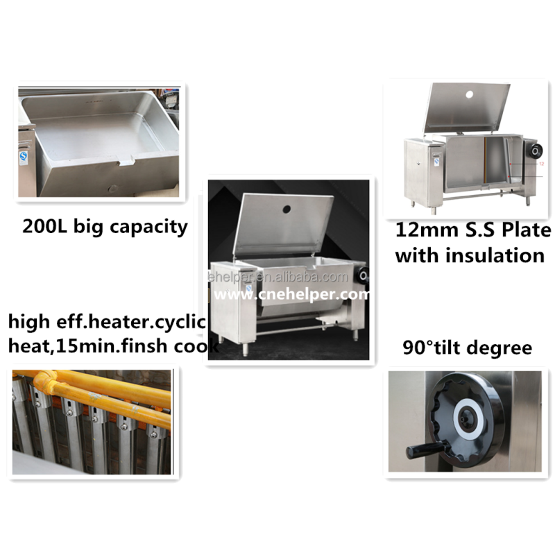 Jacketed Kettle Supplier - Commercial Gas Electric Heating