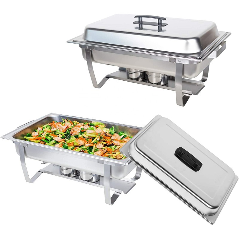 Chaffing Dish Manufacturer - 9L Stainless Steel Fuel-Heated
