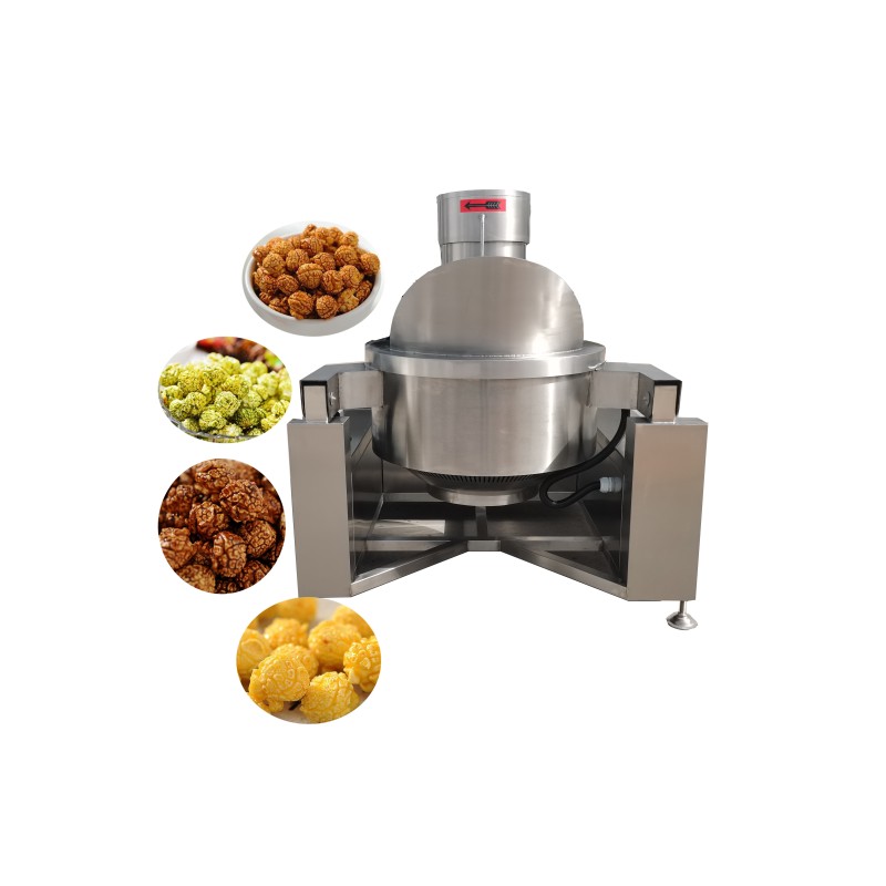 Popcorn Cooker Factory - Industrial Stainless Steel Auto Mix