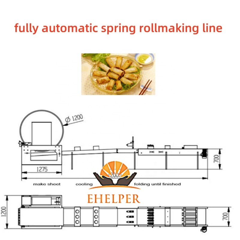 Spring Roll Machine Factory - High Productivity Electric Oven