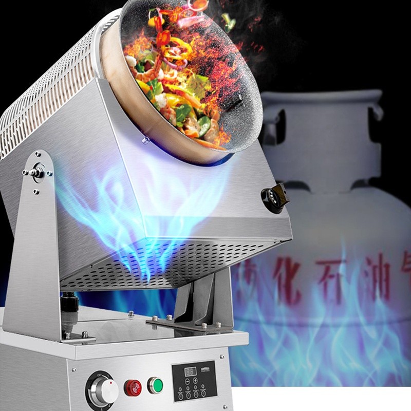 Automatic Stir-Fry Robot Factory - Commercial Oil Water Spray