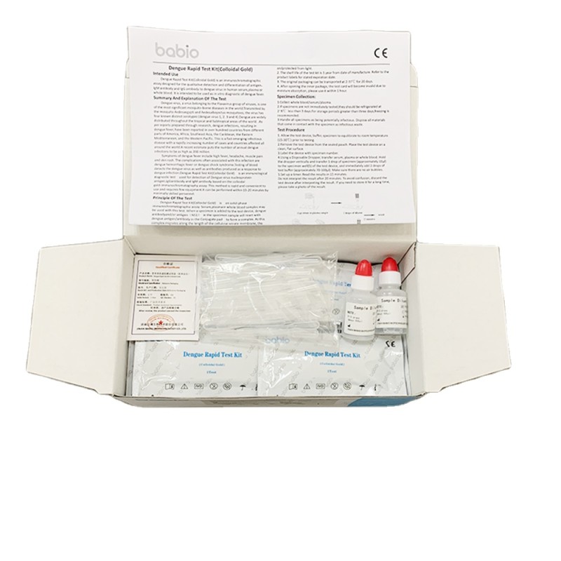 Dengue IgG IgM and NS1 Combo Test Cassette WB S P for Rapid Dengue Detection
