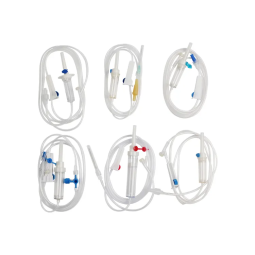 Disposable Medical Consumables IV Infusion Set with Regulator Infusion Fluid Drip Set for Effective Infusions