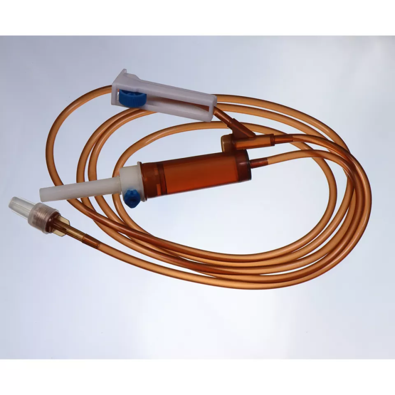 Disposable Medical Consumables IV Infusion Set with Regulator Infusion Fluid Drip Set for Infusions