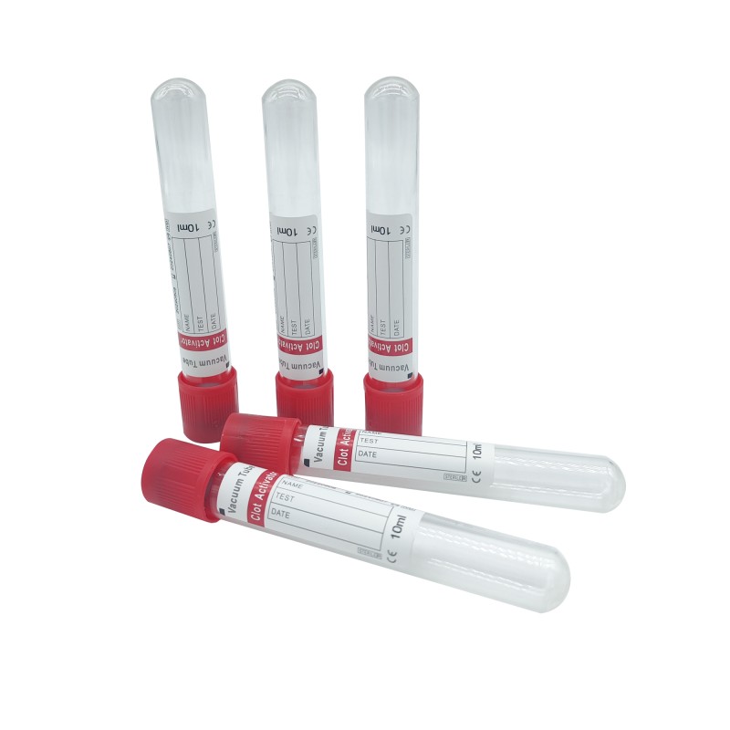 Vacuum Blood Collection Tubes with Gel + Clot Activator (Glass/PET, 1-10ml, 13*75/100mm, 16*100mm)