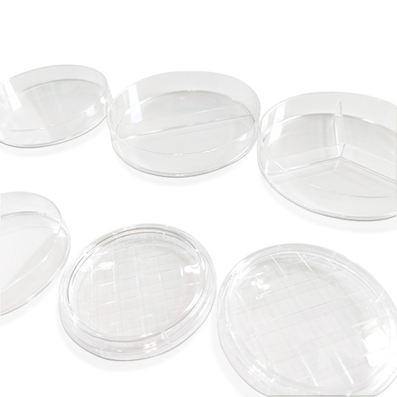Sterile 90mm Disposable Petri Dishes Round Glass and Plastic Polypropylene for Laboratory Use