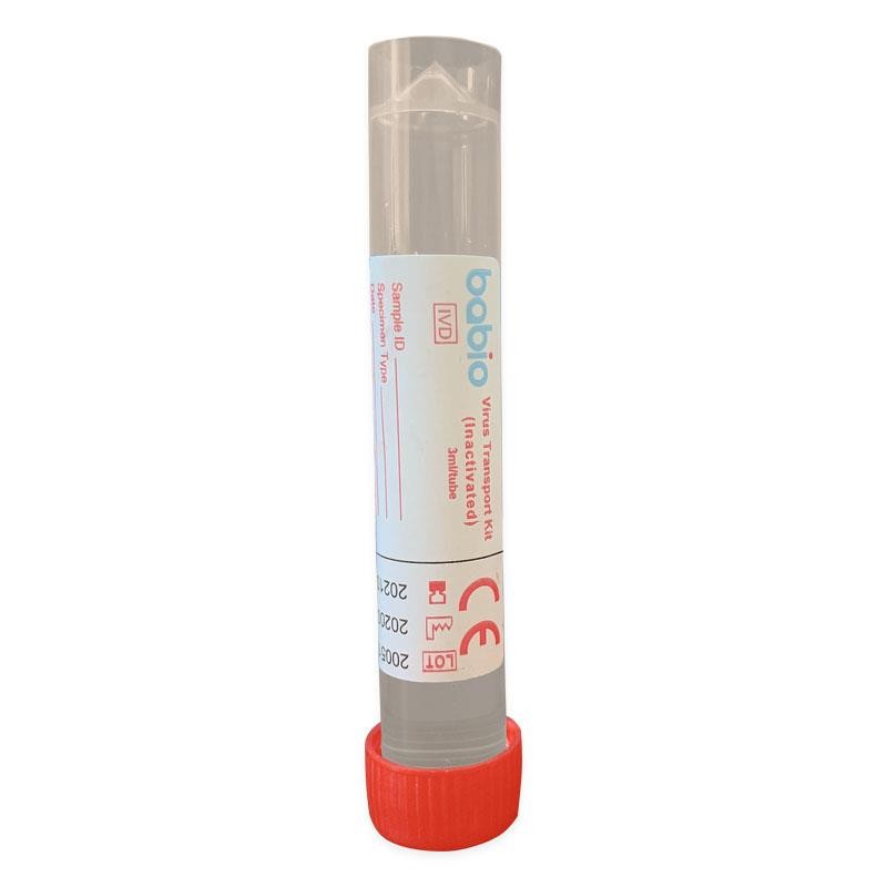 PP Material Lastic Tube for Virus Transport Medium Swab and Viral Transport Medium Set