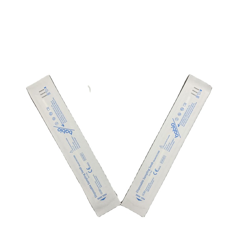 CE Certified 30mm Sterile Test Swab Breakable Medical Consumables Composed Sponge Plastic Polyester PS 100mm Iodine Pad Swab