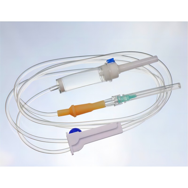 Disposable Infusion Set with Burette for Single Use Medical Consumables for IV Infusion Giving