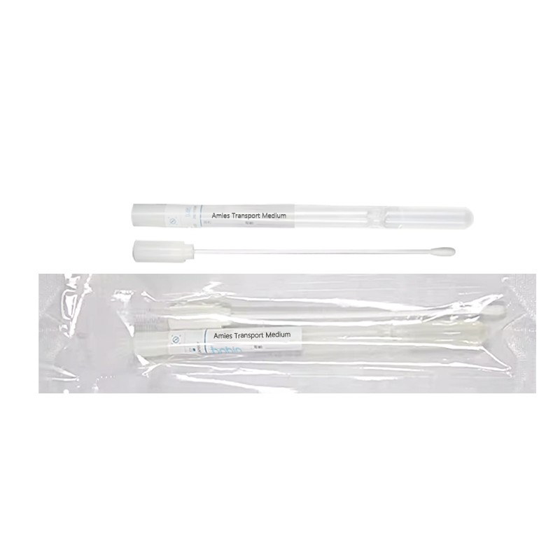 Disposable Medical Sterile Nasal Swab Plastic Nylon Material Alcohol Pad Swab Lab Consumables Disposable Amies Stuart Cary-Blair