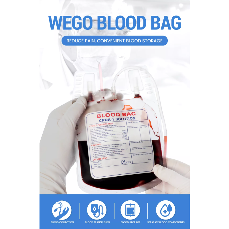 Dual Ultraviolet Light Disinfecting Medical Transport Bags for Blood Test Tubes