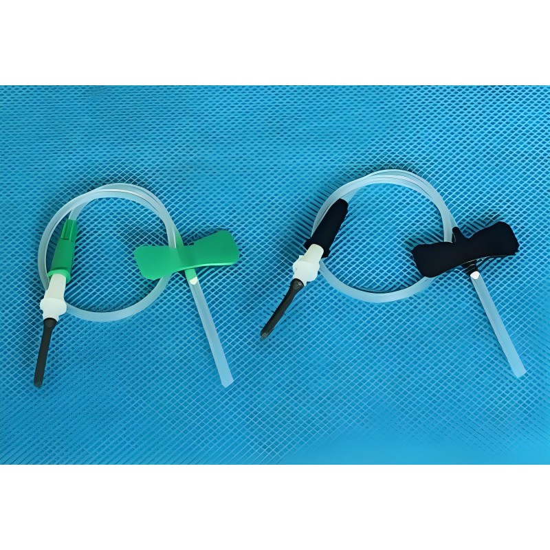 Normal Type IV Infusion Set with Luer Slip Connector 21G Needle Disposable Medical