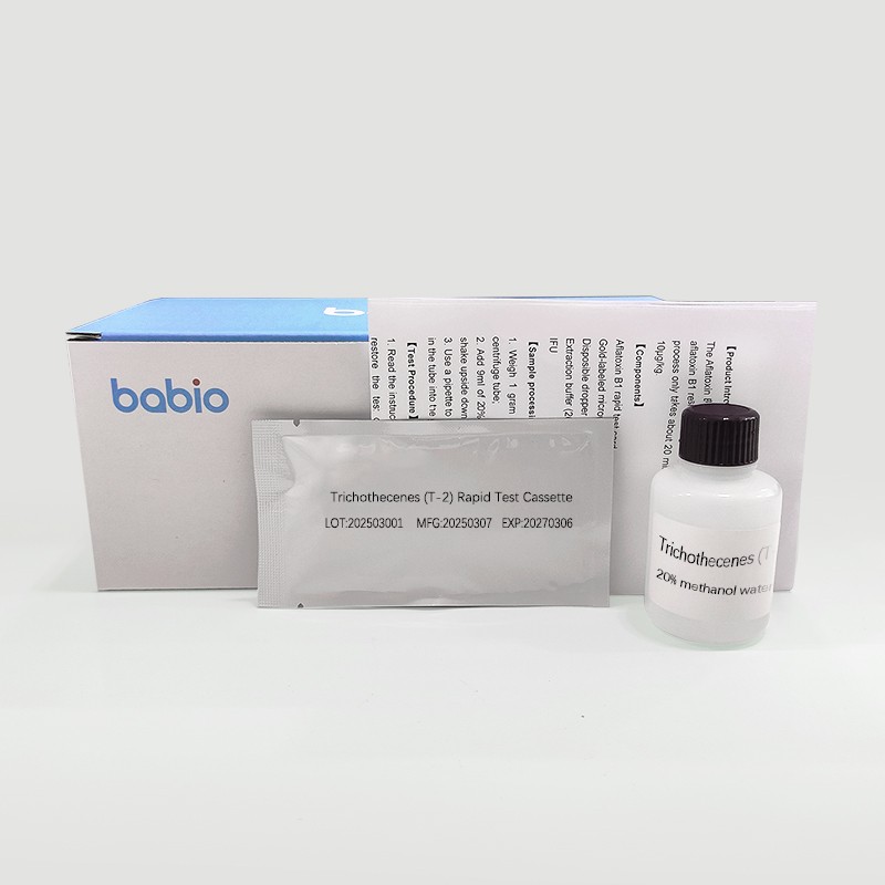 Trichothecenes T-2 Rapid Test Cassette for Grains Feed Analysis - 20 Tests/Box