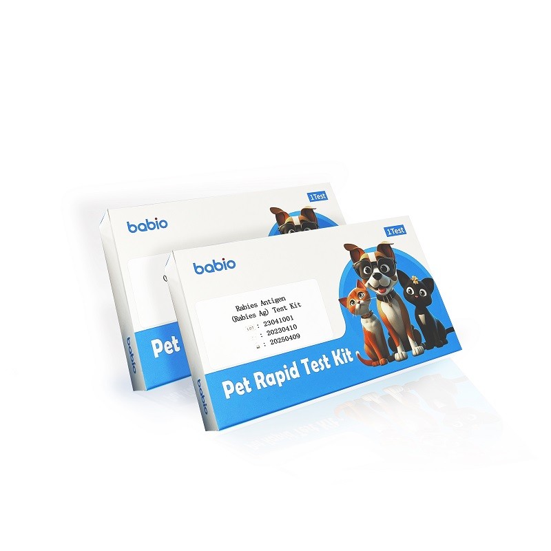 Rabies Virus Antigen Rapid Test Kit for Dogs and Cats Saliva Serum