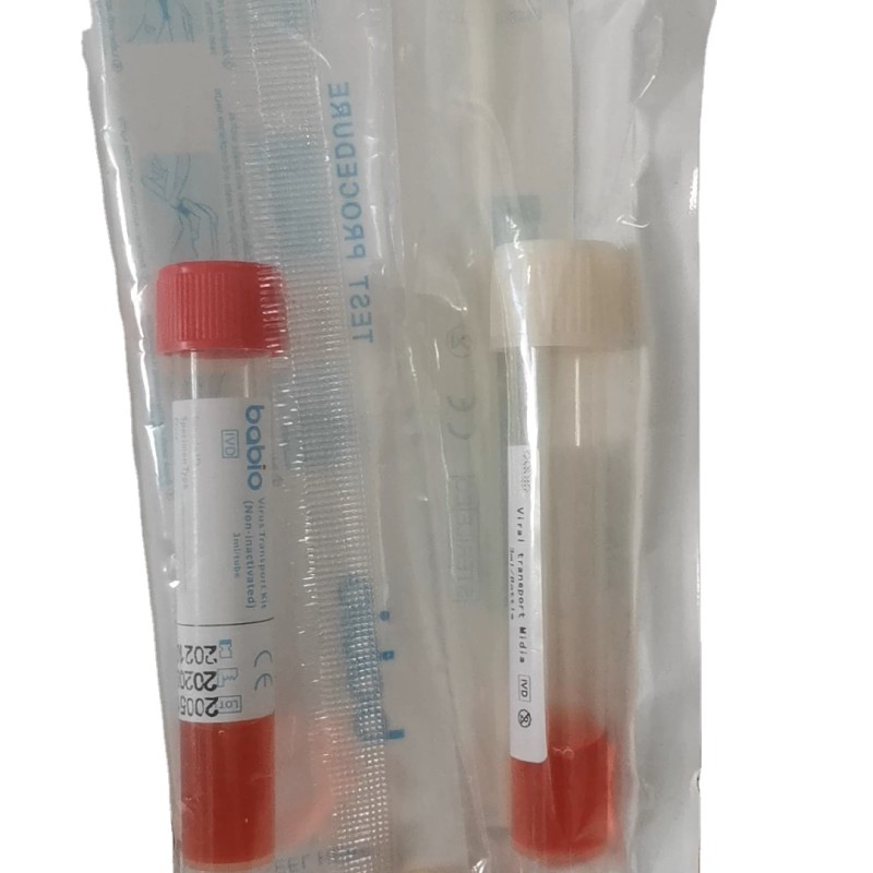 Non Inactivated Sampling Tube with Swab