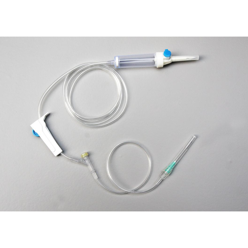 21g Y Wing Infusion Set with Drip Set Safety Medical Supplies for Hospitals Clinics Various Sizes From 18g to 26g Blister Packed