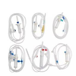 Disposable Medical Consumables Effective IV Infusion Set with Regulator Fluid Drip for Infusions