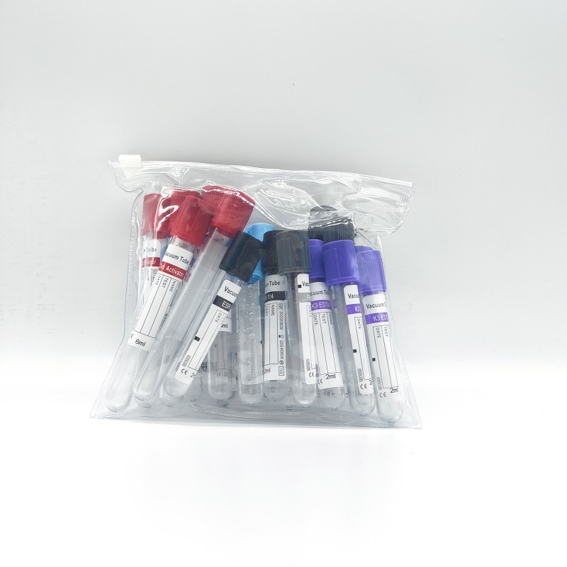 EDTA K2/K3 Blood Collection Tube 13x75mm Non-Vacuum PP 1-4ml for Clinical Lab