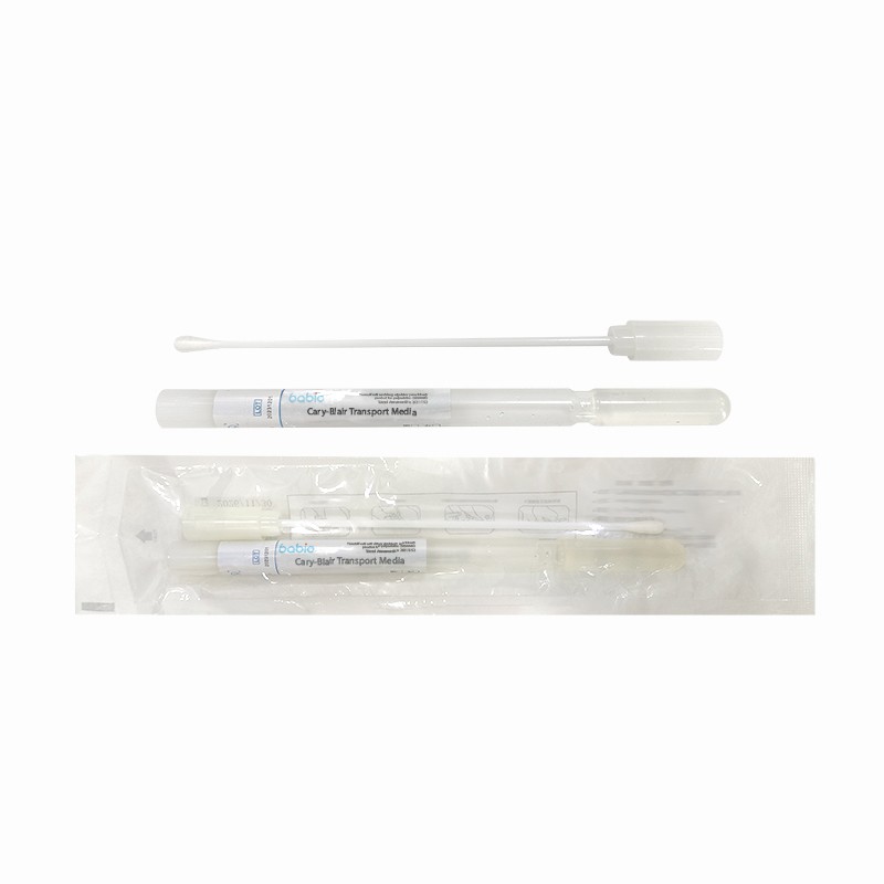 Disposable Medical Sterile Nasal Swab Plastic Nylon Material Alcohol Pad Swab Amies Stuart Cary-Blair Transport Medium Sterile