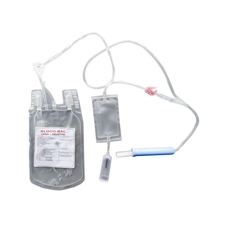 Medical Disposable Blood Bags CPDA-1 Solution with Blood Collection Needle