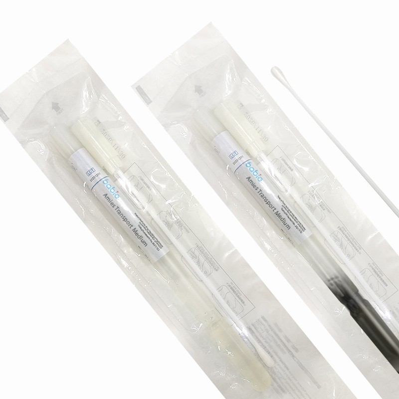 Disposable Medical Sterile Nasal Swab Plastic Nylon Material Alcohol Pad Swab Lab Consumables Disposable Amies Stuart Cary-Blair