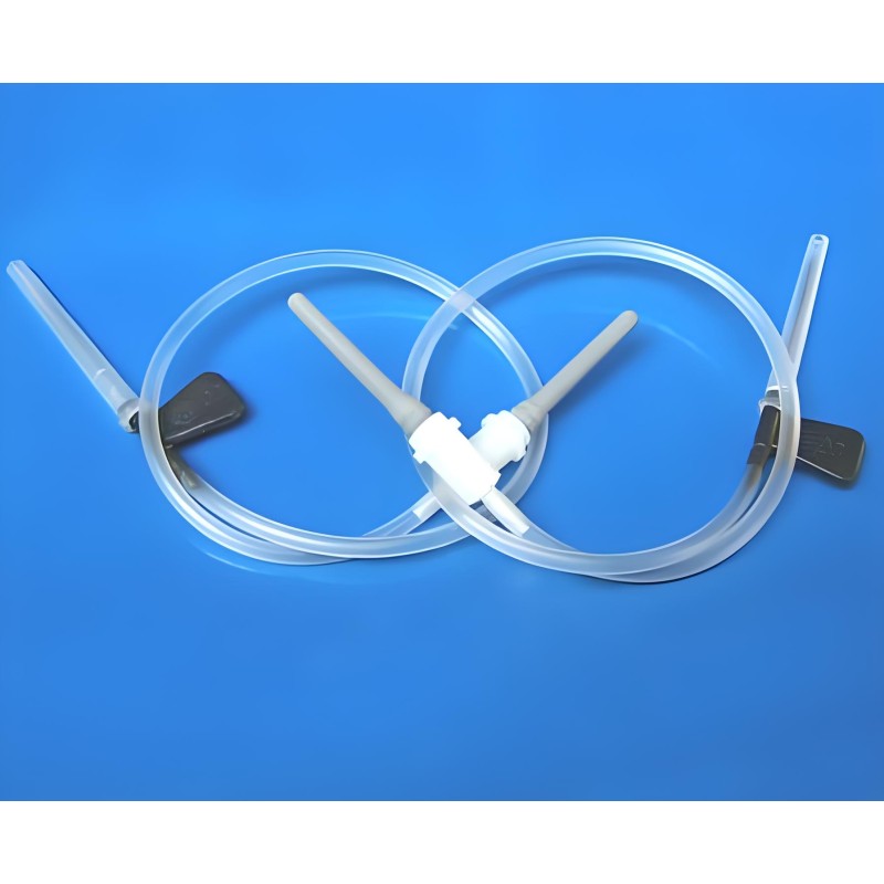 Normal Type IV Infusion Set with Luer Slip Connector 21G Needle Disposable Medical