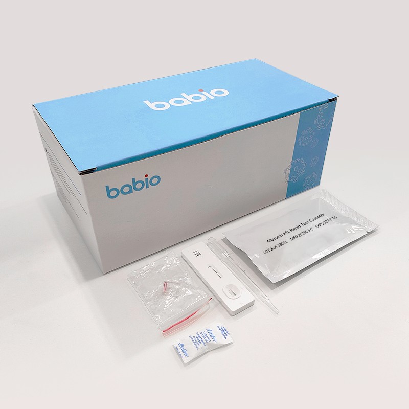 Aflatoxin M1 Rapid Test Cassette 20t/Box | OEM Bulk Dairy Safety Mycotoxin Detection Kit