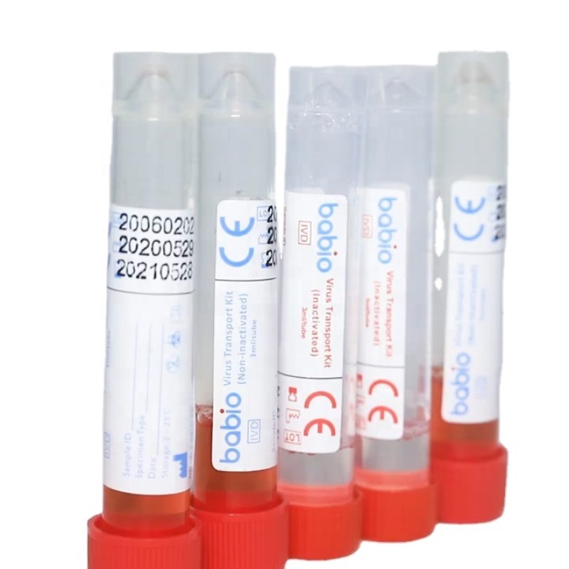 Disposable Virus Sampling Tube Nasal Swab Throat Swab Virus Sample Collection