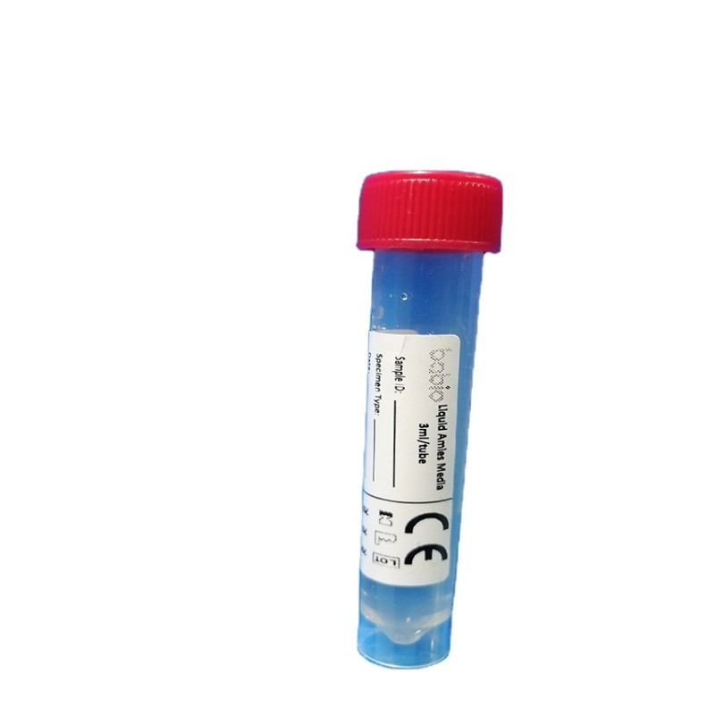 Disposable Amies Collection Tube with Swab - Bacterial/Viral Specimen Transport for Lab Diagnosis