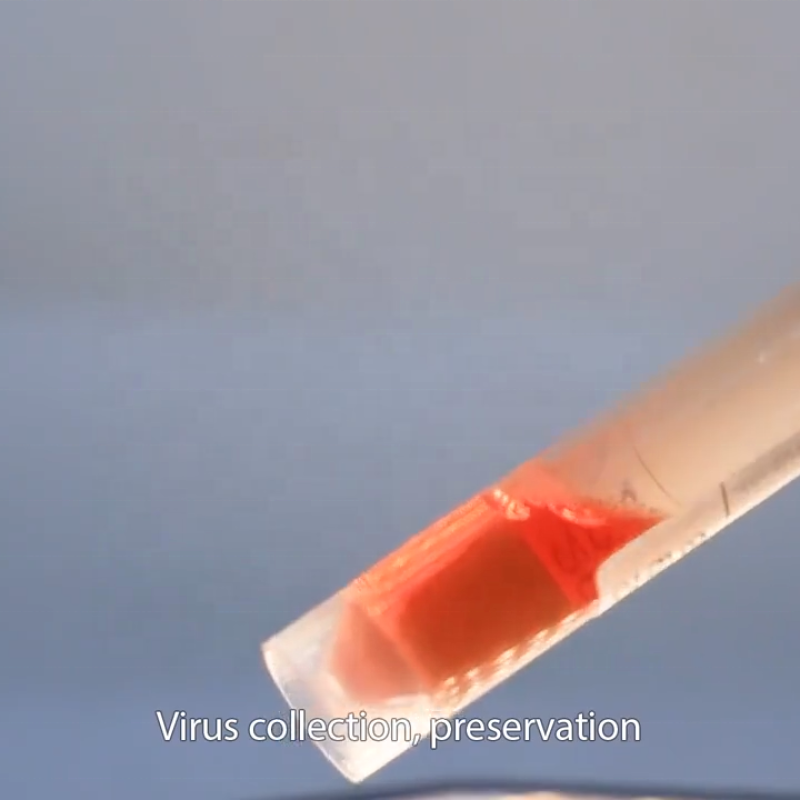 Disposable Virus Sampling Tube Nasal Swab Throat Swab Virus Sample Collection