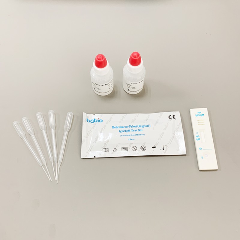 Medical Detection Colloidal Gold Method  HP Helicobacter Pylori (H.pylori) IgG/IgM  Test Kit