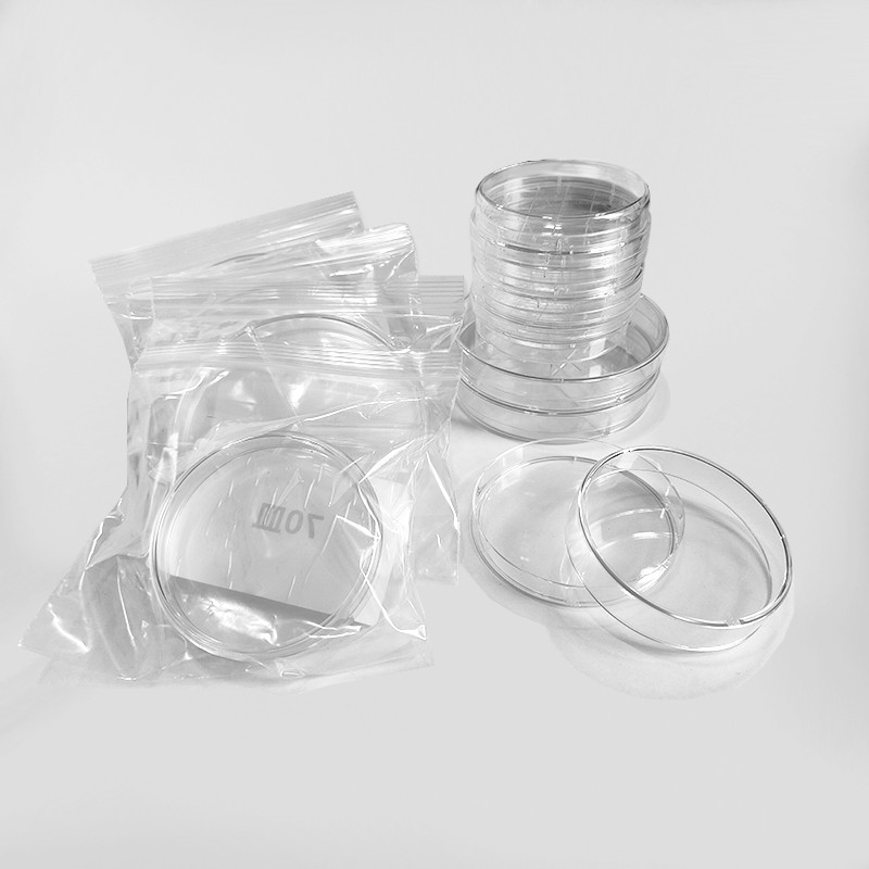 Sterile 90mm Disposable Petri Dishes Round Glass and Plastic Polypropylene for Laboratory Use