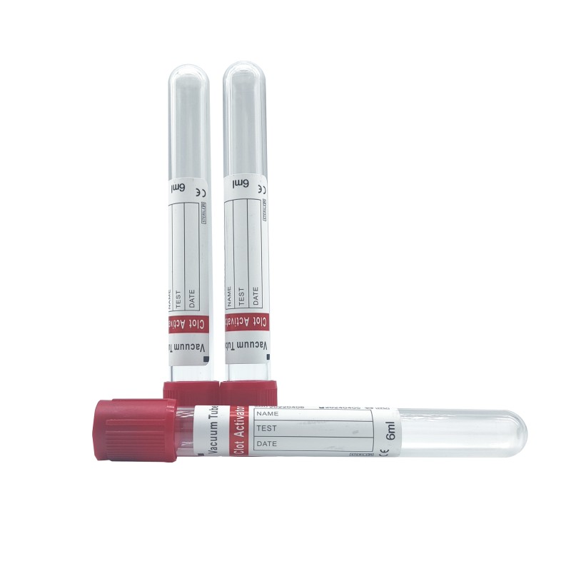 Vacuum Blood Collection Tubes with Gel + Clot Activator (Glass/PET, 1-10ml, 13*75/100mm, 16*100mm)