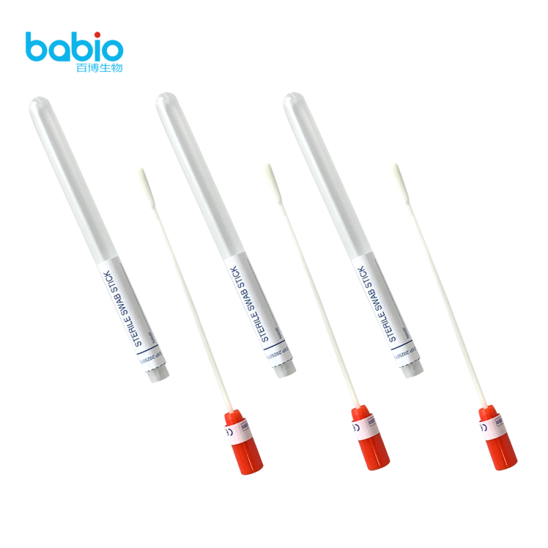 CE Approved Sterile VTM's Kit 3ml Transport Media Nasopharyngeal Swab test