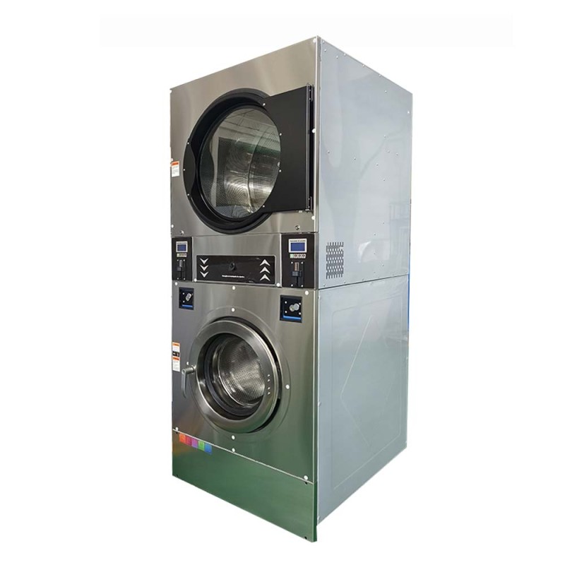 Coin-Operated Washer Supplier - OKOK 12kg Commercial Stack