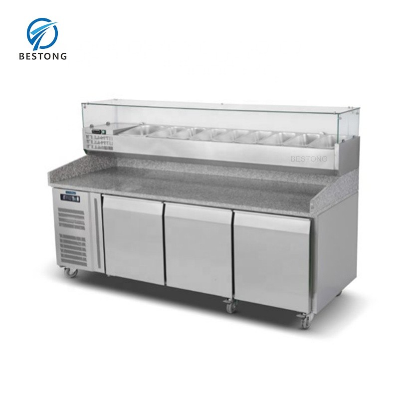Pizza Making Table Supplier - Refrigerated Prep Workbench