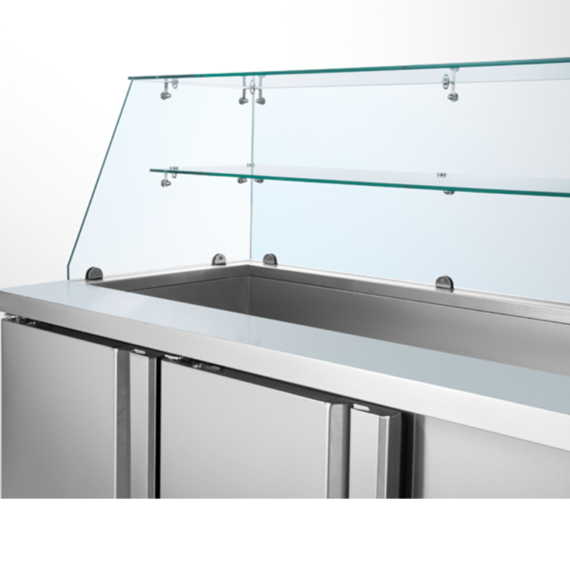 Under Counter Refrigerator Factory - Salad Bar Glass Cover