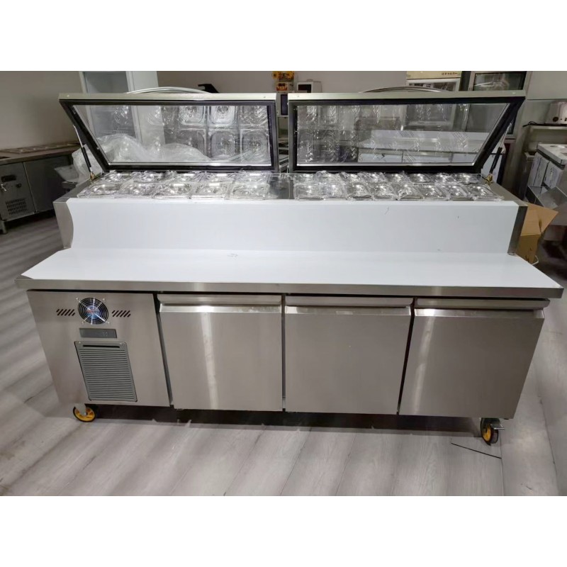 Pizza Prep Table Supplier - Refrigerated Counter Top Salad