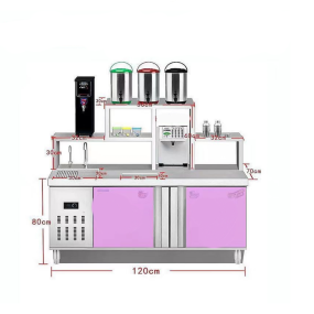 Bubble Tea Station Supplier - Coffee Bar Counter Chiller