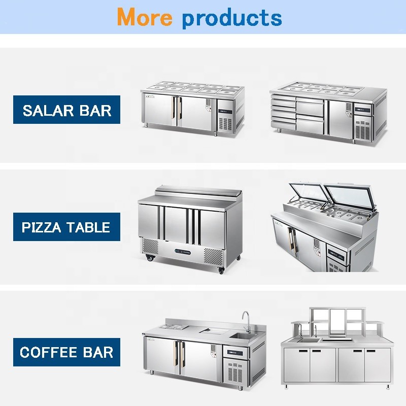 Under Counter Fridge Supplier - Stainless Steel 6 Drawers